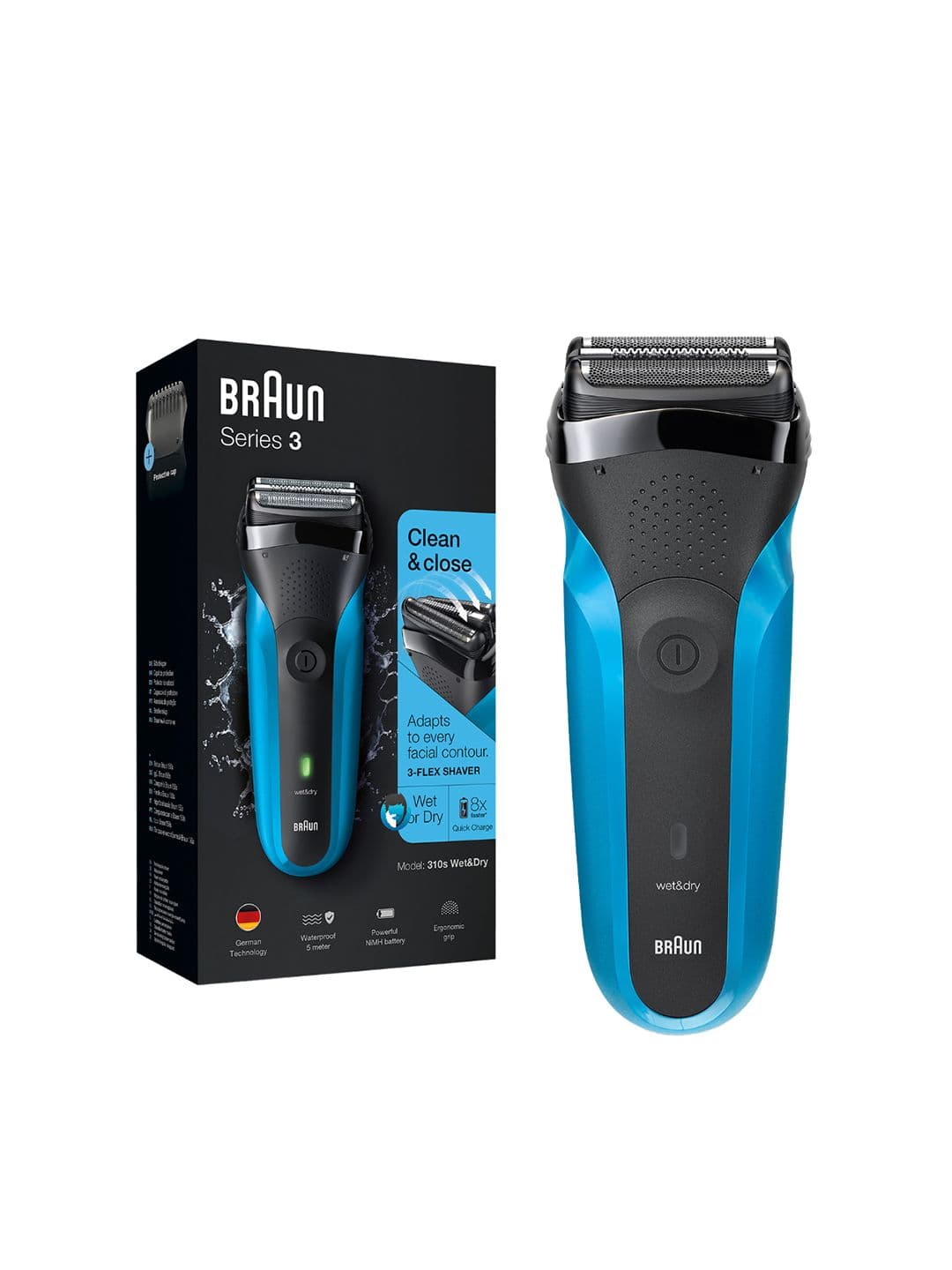 Braun Men Series 3 Wet & Dry Flex Shaver 310 - view 1