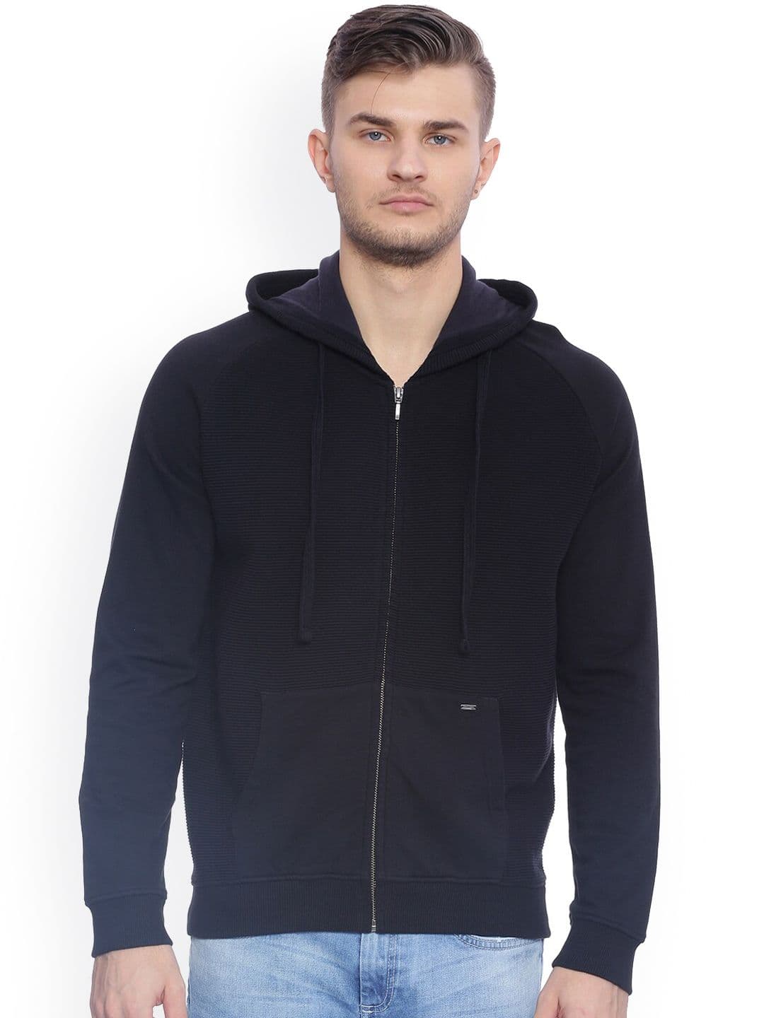 Basics Men Black Sporty Jacket - view 1