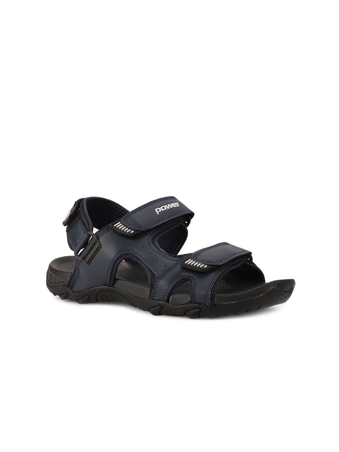 Power Men Blue Solid Sports Sandals - view 1