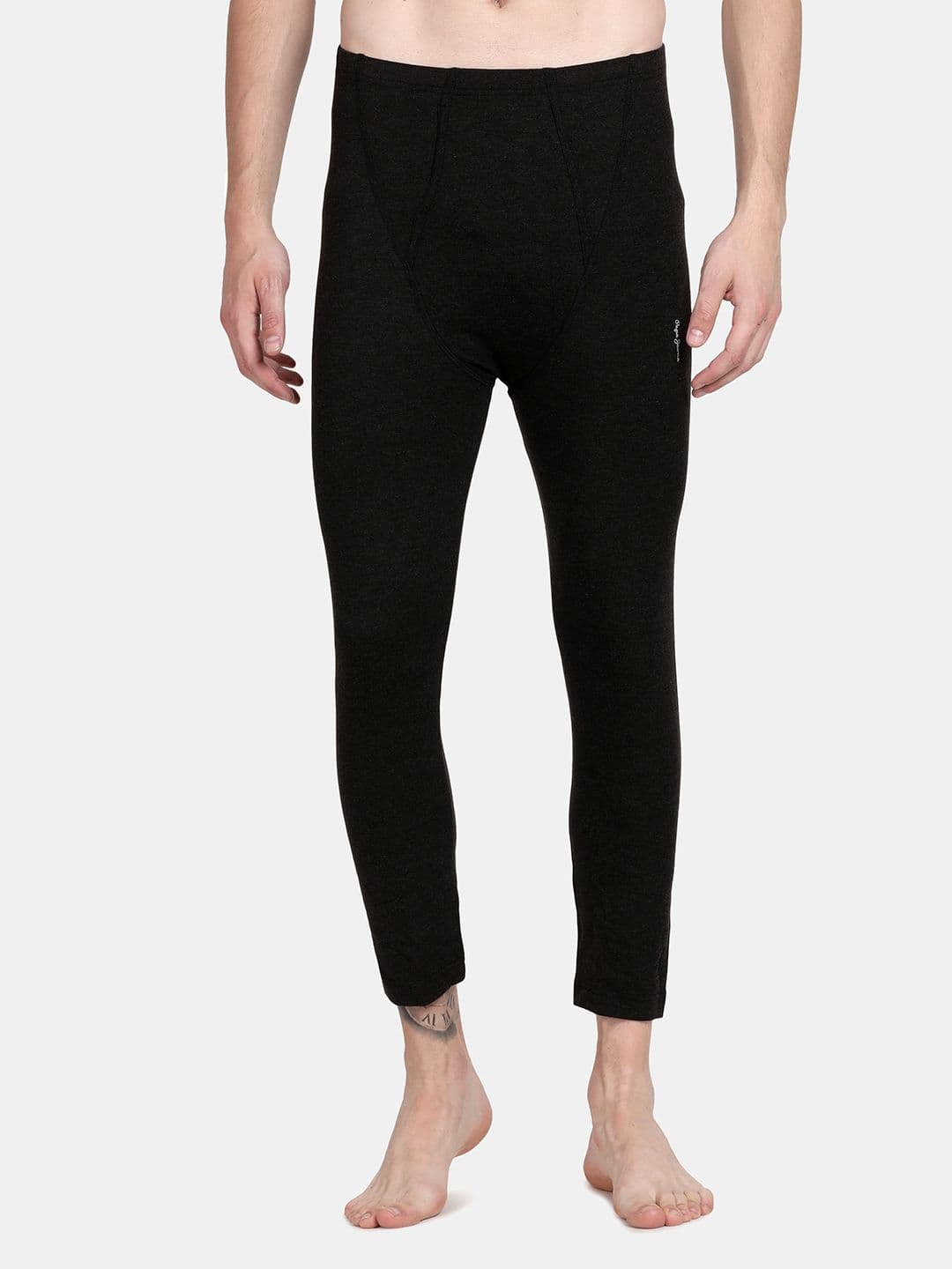 Pepe Jeans Men Black Solid Thermal Bottom - view 1