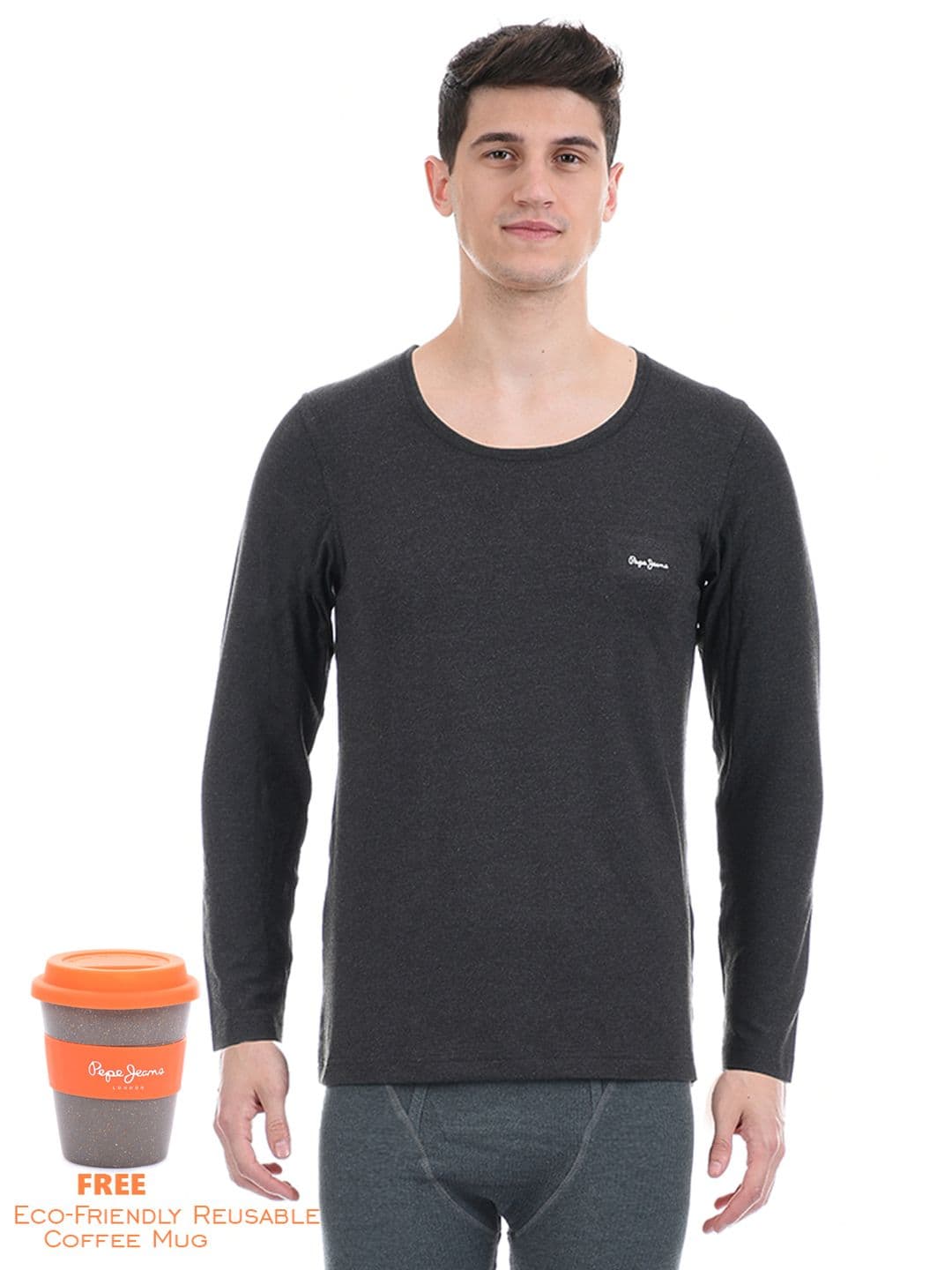 Pepe Jeans Long Sleeves Acrylic Thermal Top - view 1
