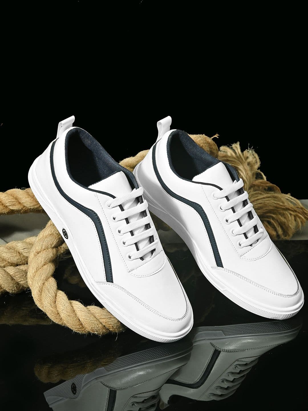 The Roadster Lifestyle Co Men White Sneakers - view 1