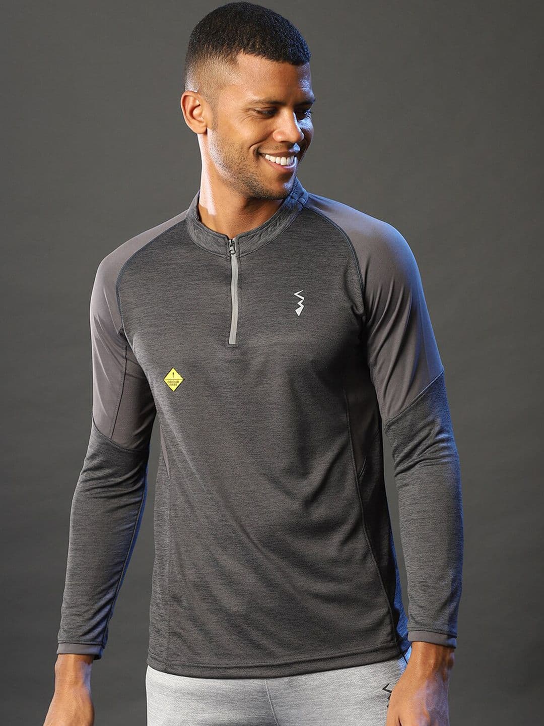 CAHOOT Men Black Polo Collar Dri-FIT Pockets Outdoor T-shirt - view 1