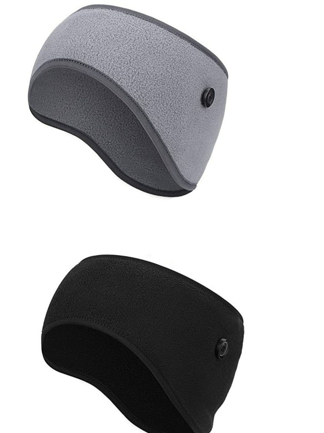 EL REGALO Grey & Black Pack of 2 Chill Wrap Headband - view 1