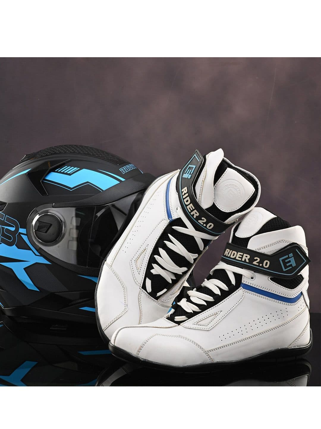 Eego Italy Men White Rider Shoes - view 1