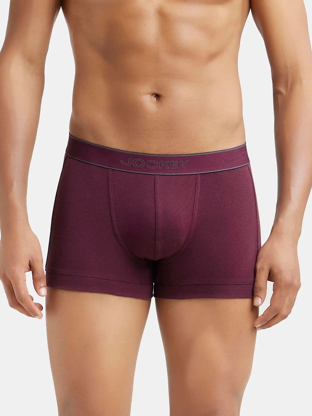 Jockey Combed Cotton Rib Trunk with StayFresh Treatment-1015 - view 1