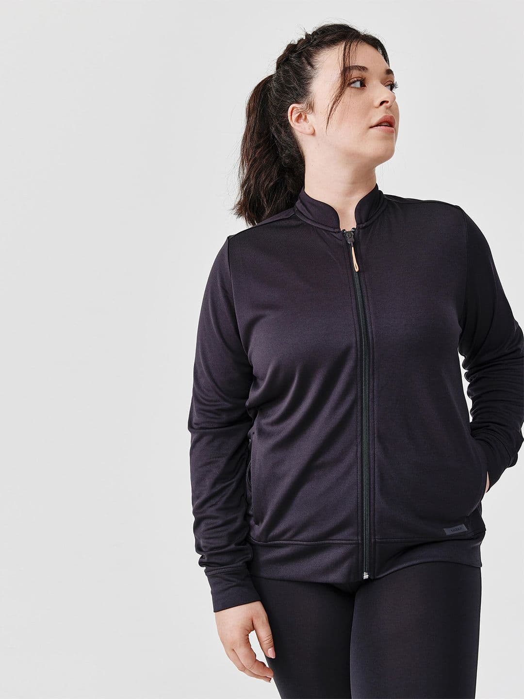 Decathlon Kalenji - Women Black Run Dry Breathable Running Jacket - view 1