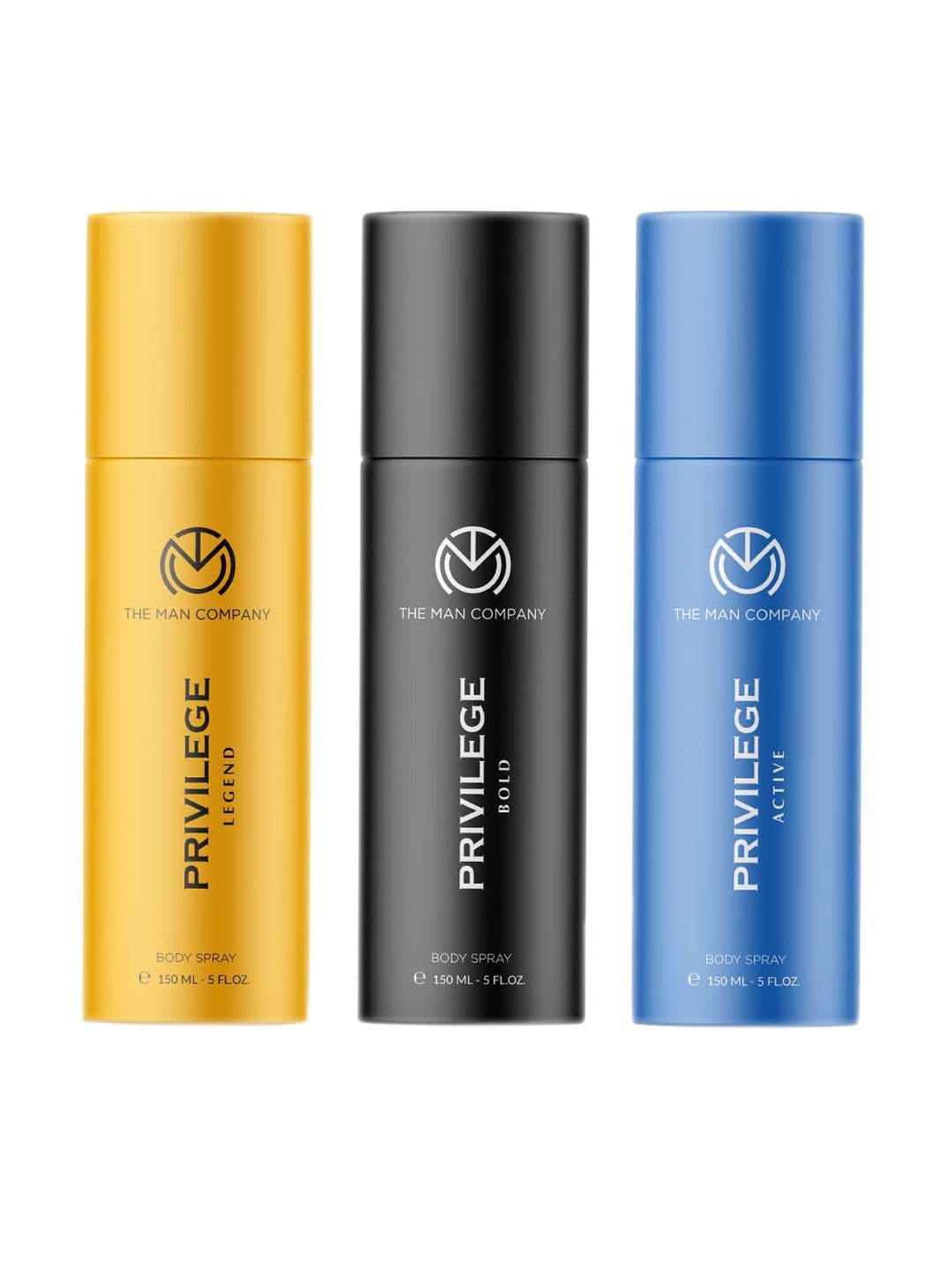 THE MAN COMPANY Men Set of 3 Privilege Body Sprays - 150 ml each - view 1
