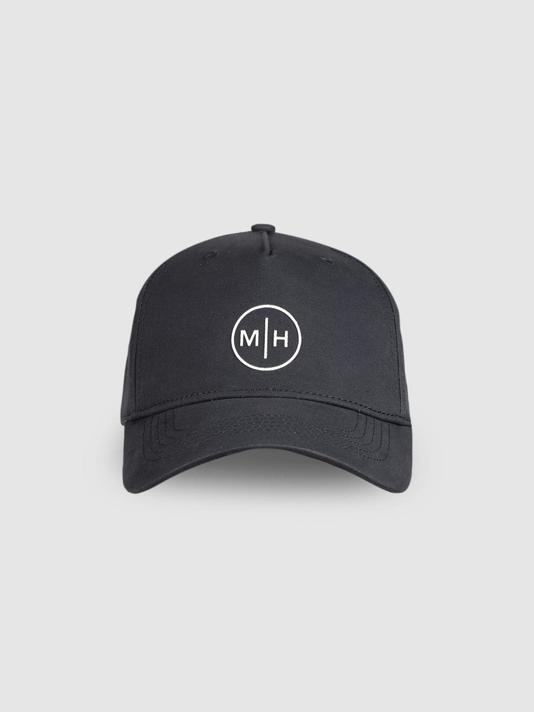 Mast & Harbour Unisex Navy Blue Printed Cotton Baseball Cap - view 1