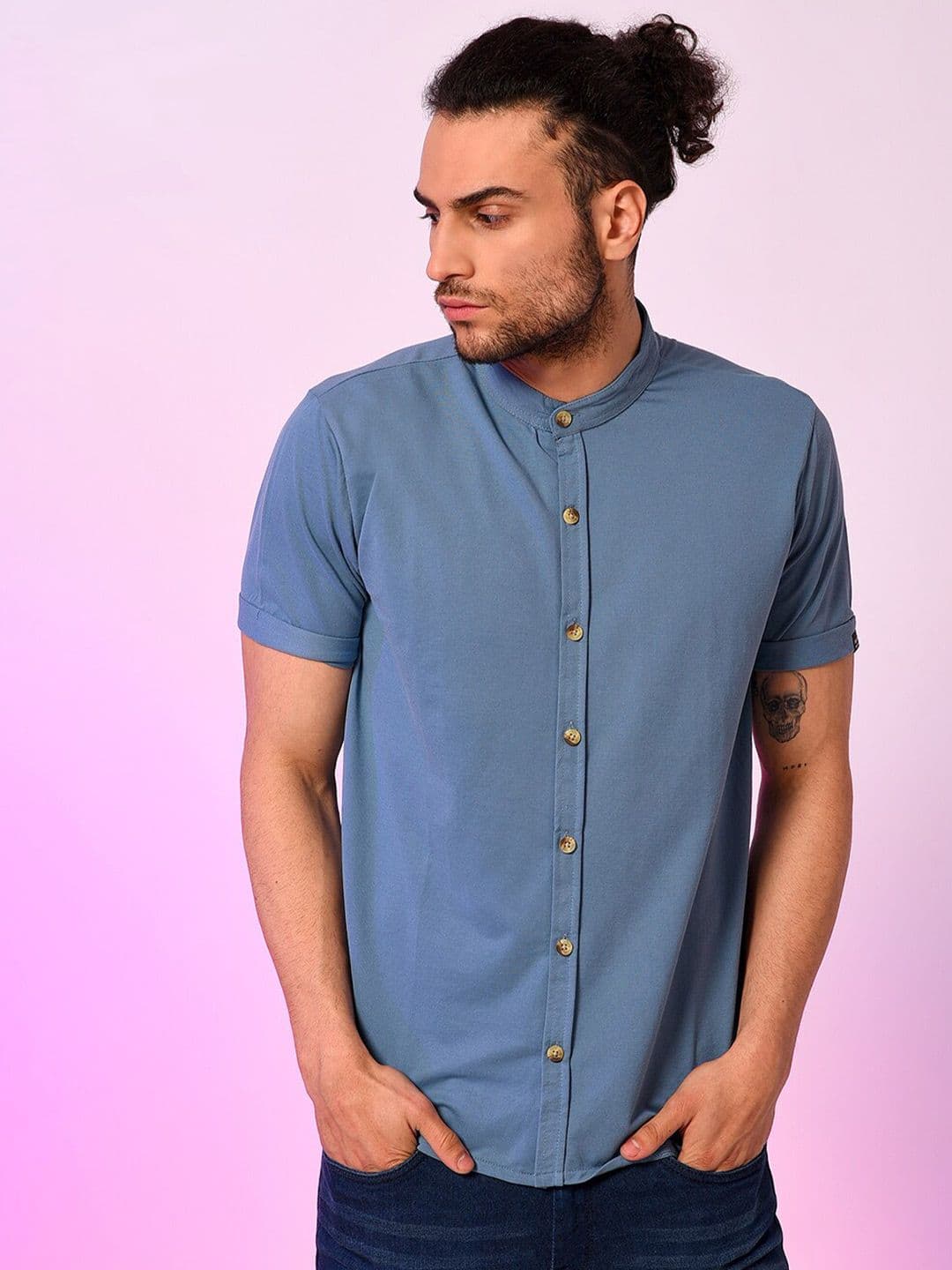CAHOOT Men Teal Classic Casual Shirt - view 1