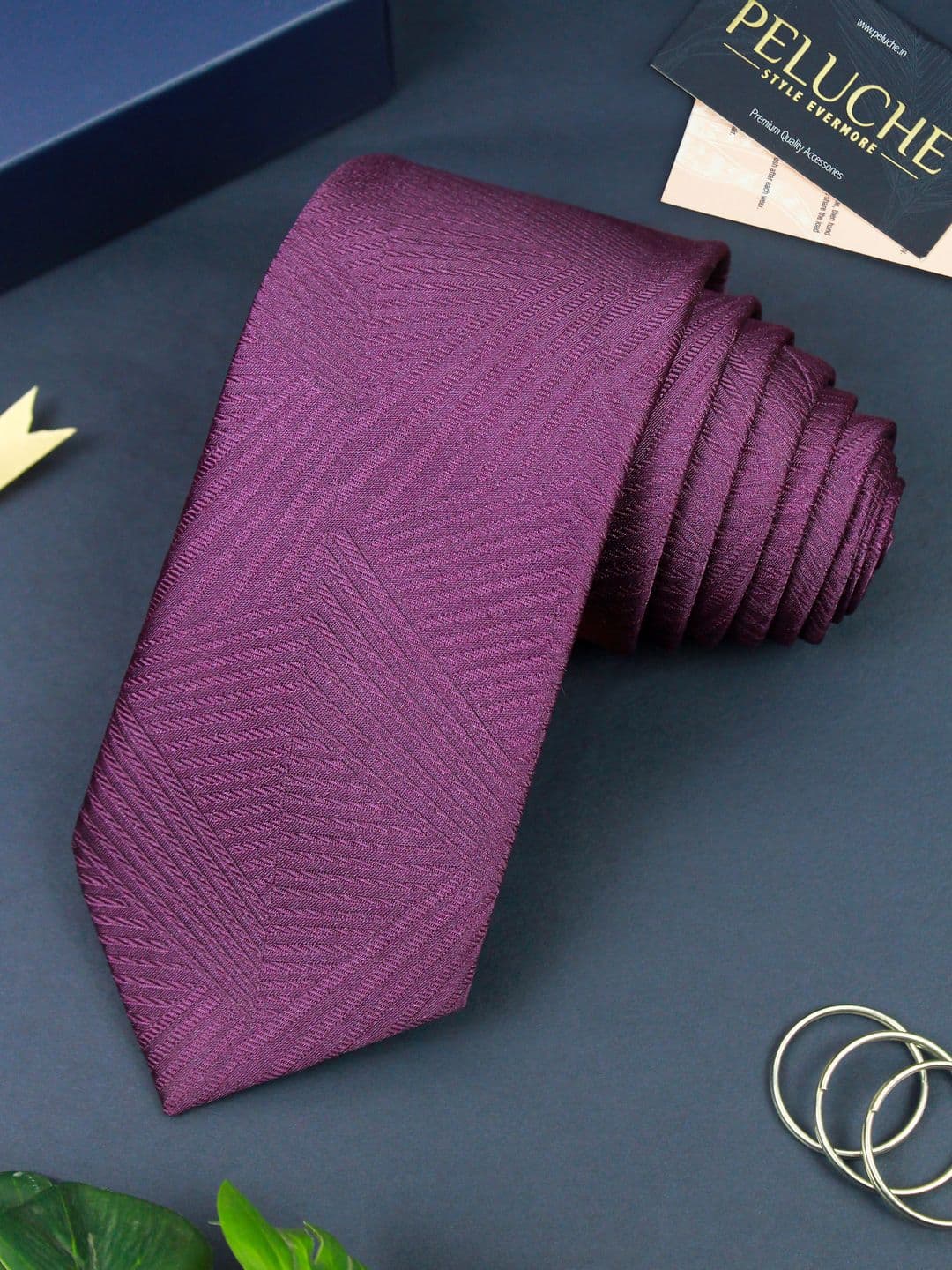PELUCHE Unisex Purple Ties - view 1