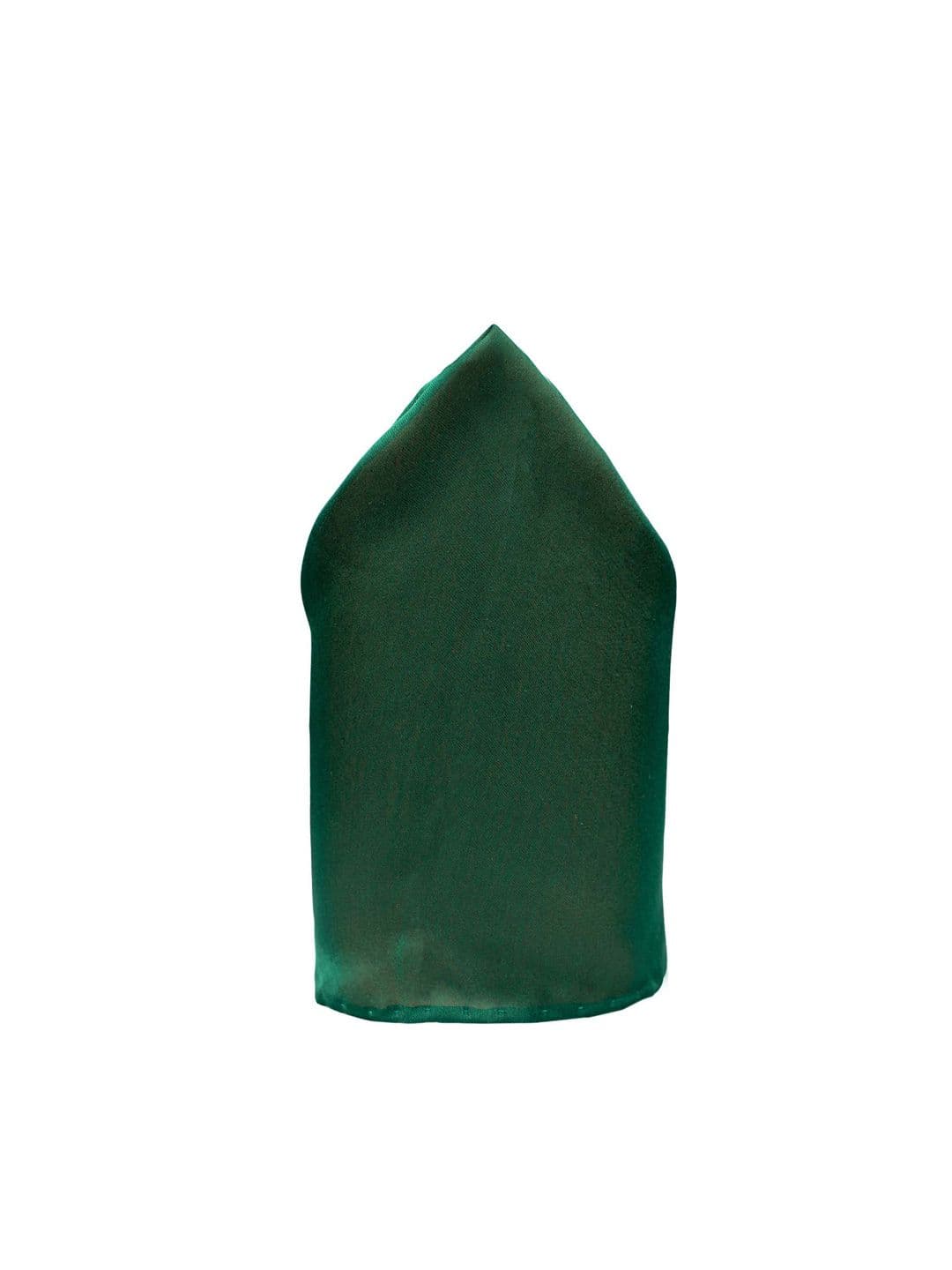 The Tie Hub Men Green Solid Pocket Square - view 1