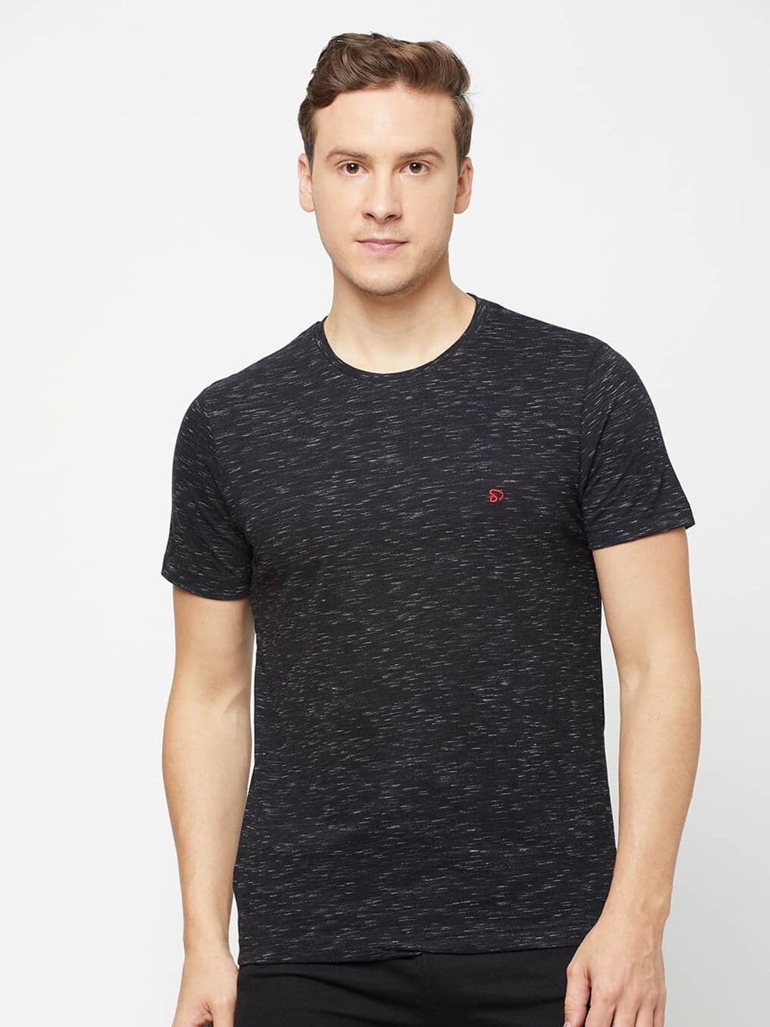SPORTO Men Black T-shirt - view 1