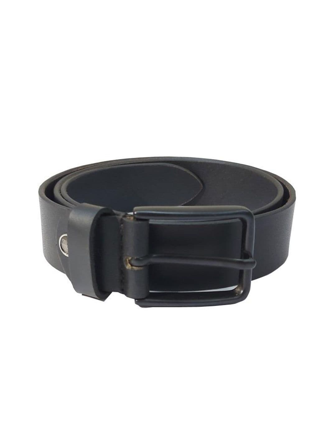 KAEZRI Men Black Leather Belt - view 1