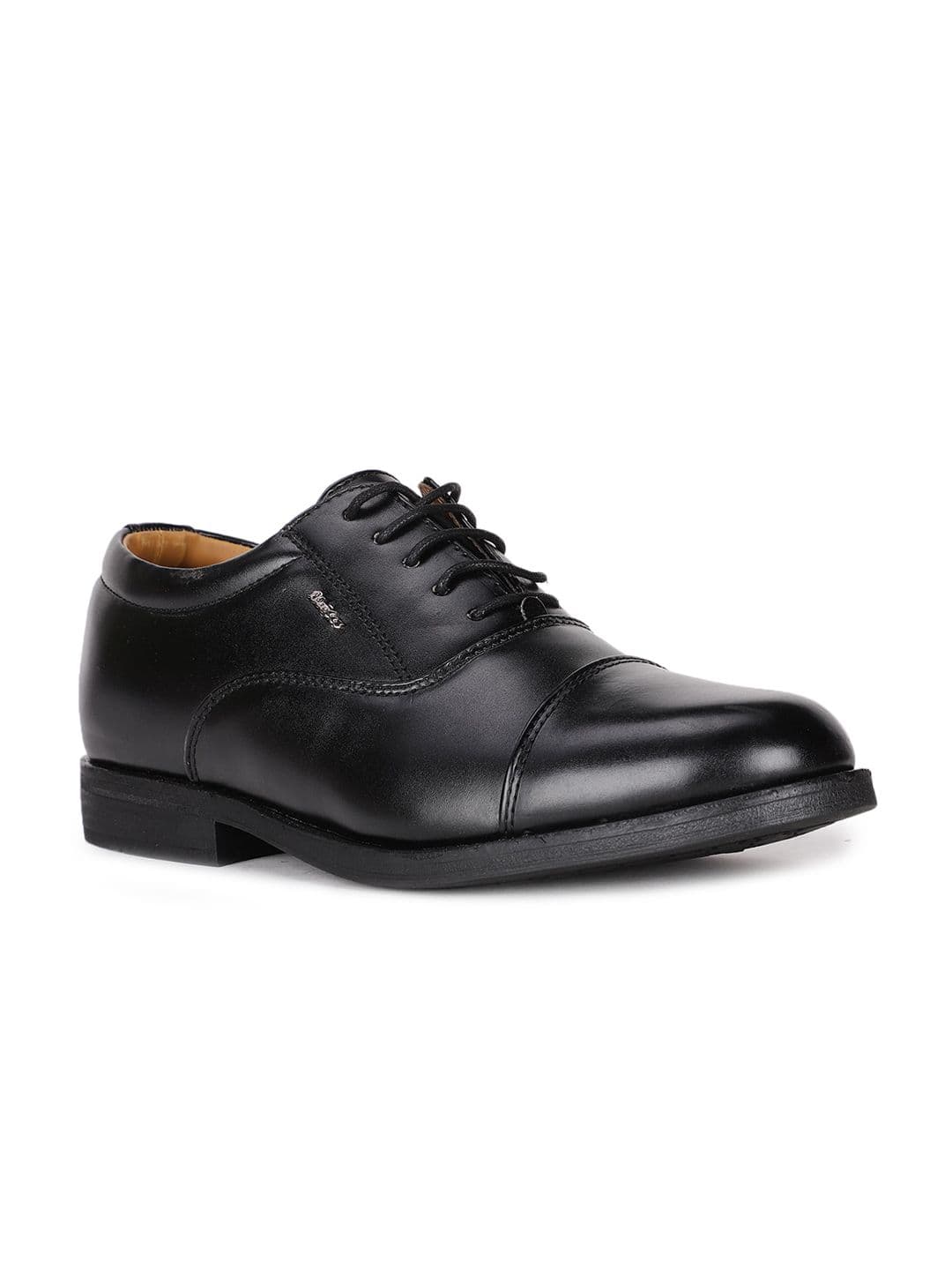 Bata Men Black Solid Formal Oxfords - view 1