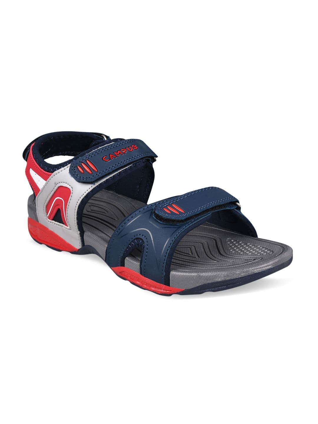 Campus Men GC-22904 Navy Blue & Red Solid Sports Sandals - view 1