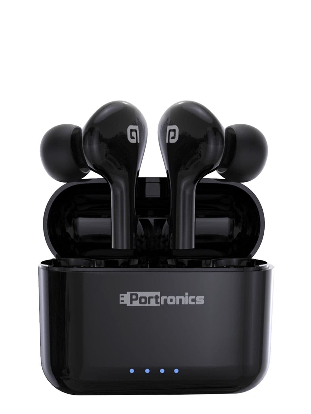 Portronics Adults Black Twins 33 Smart Truly Wireless Bluetooth In-Ear Earbuds with Mic - view 1