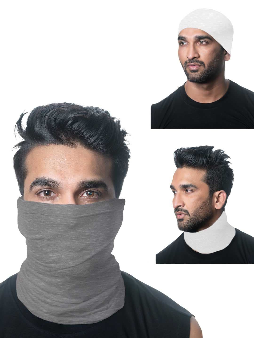 Heelium Unisex Pack of 3 Bamboo Soft Odour-free & Breathable Multipurpose Bandana - view 1