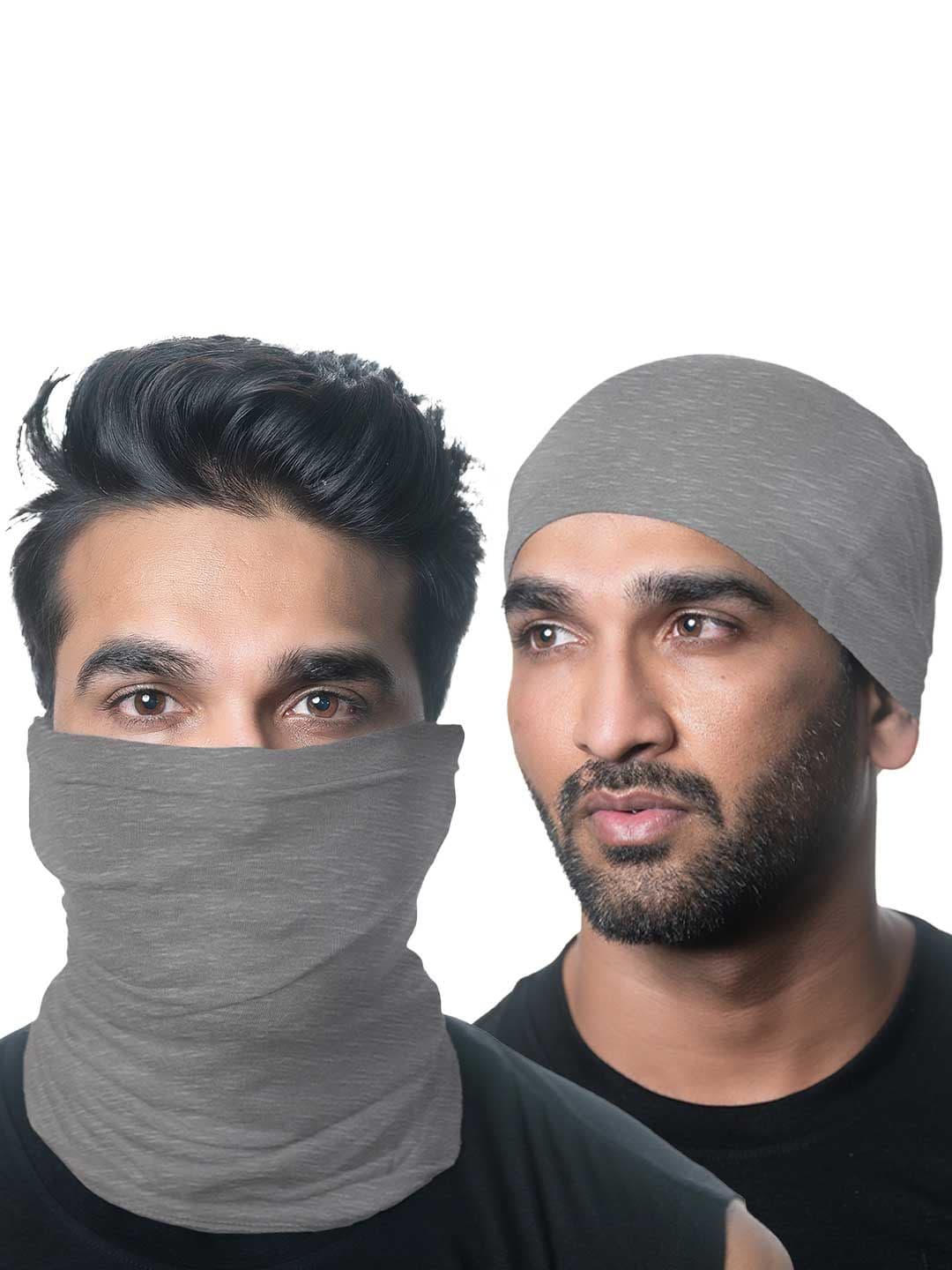 Heelium Unisex Pack of 2 Bamboo Soft Odour-free & Breathable Multipurpose Bandana - view 1