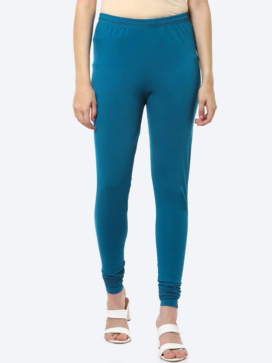 Biba Teal Blue Ankle Length Leggings - view 1