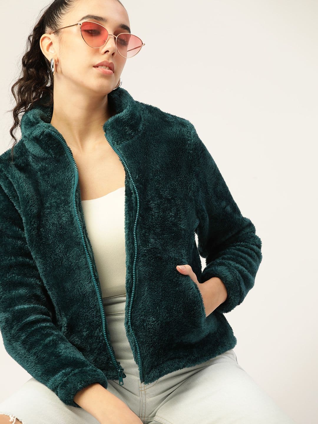 Dressberry Women Green Tailored Jacket - view 1