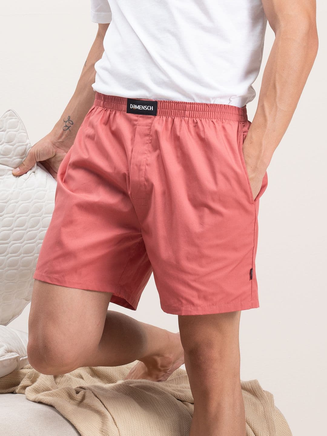 DAMENSCH Men Solid Ultra-Light Cotton Regular Fit Boxer Shorts - view 1
