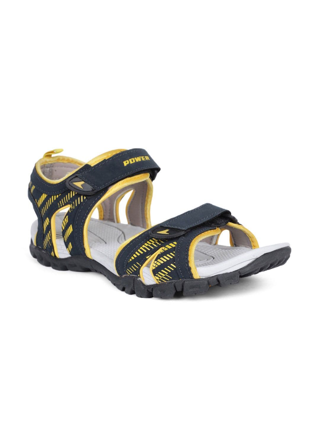Power Men Blue & Yellow Sports Sandals - view 1