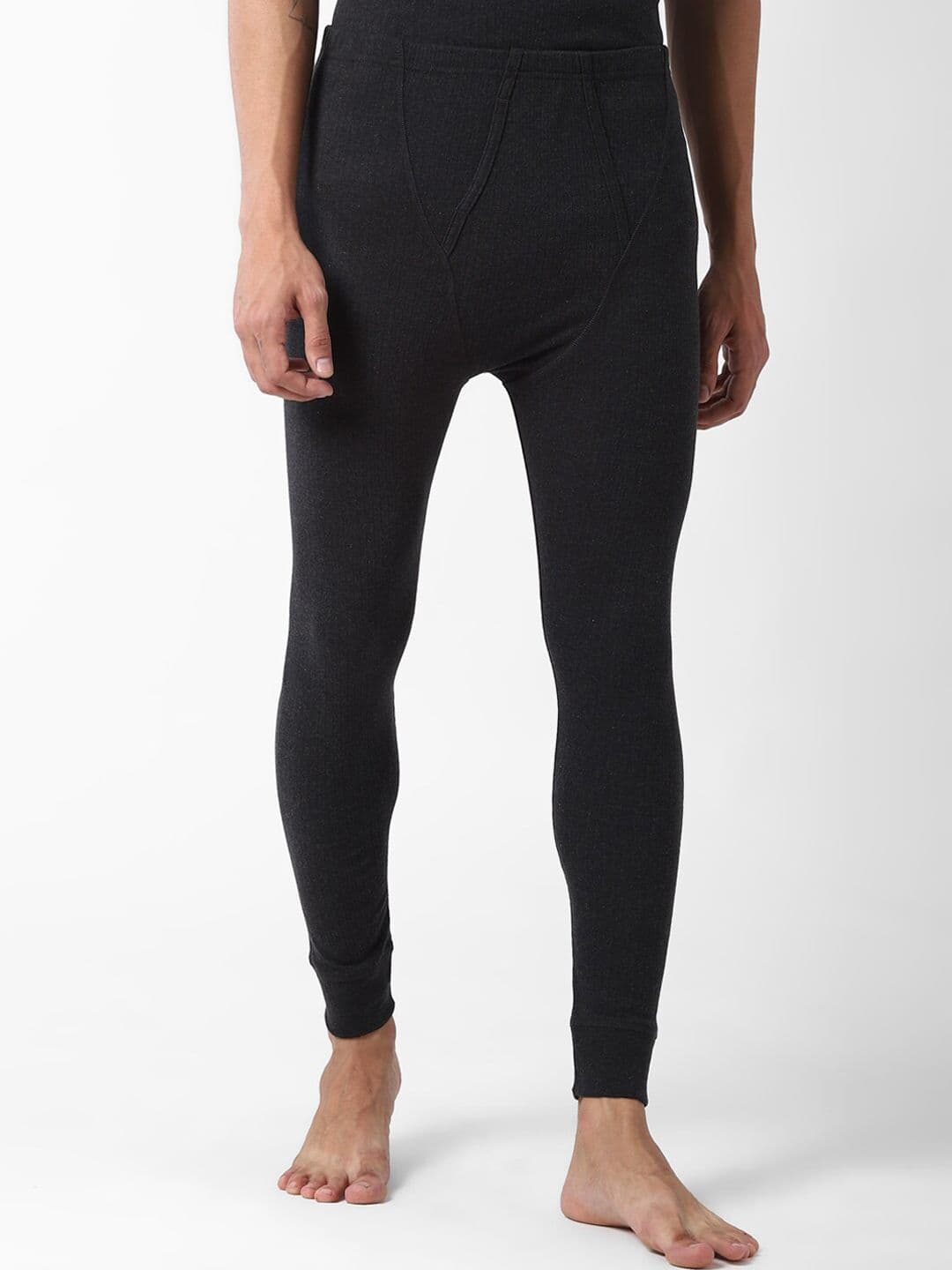 Peter England Men Black Thermal Pants - view 1