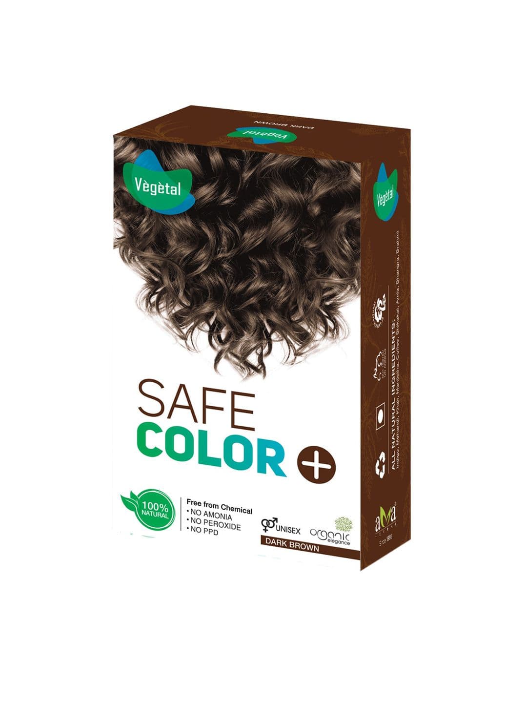 Vegetal Unisex Brown Hair Colour - view 1