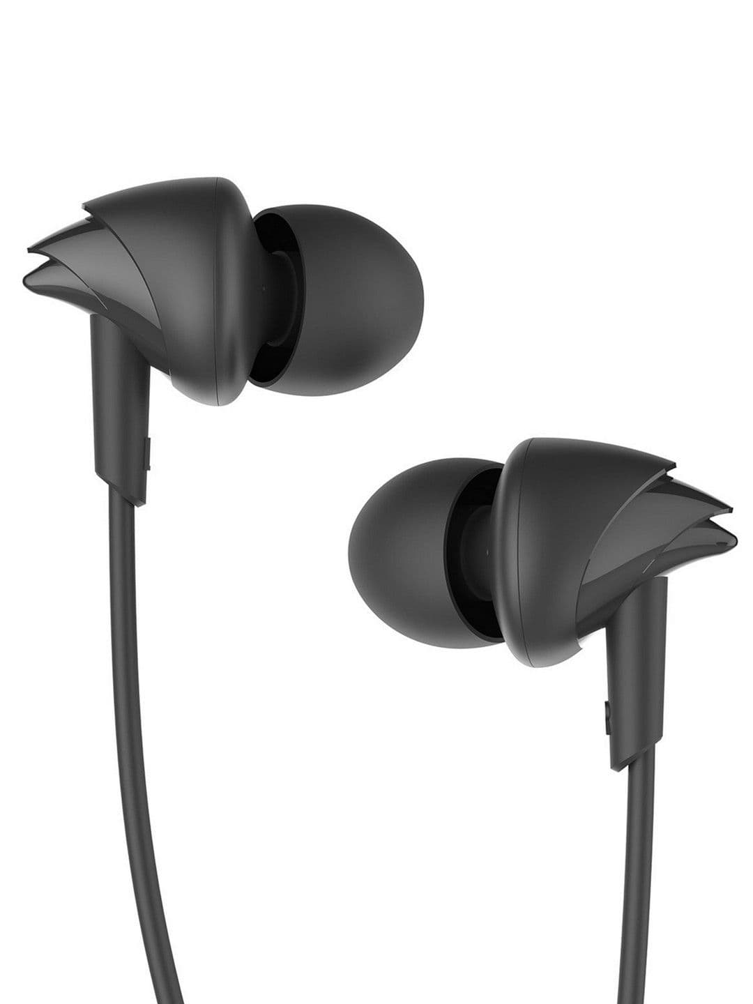 boAt BassHeads 100 M Black Wired Earphones with Enhanced Bass Hawk-Inspired Design & Mic - view 1