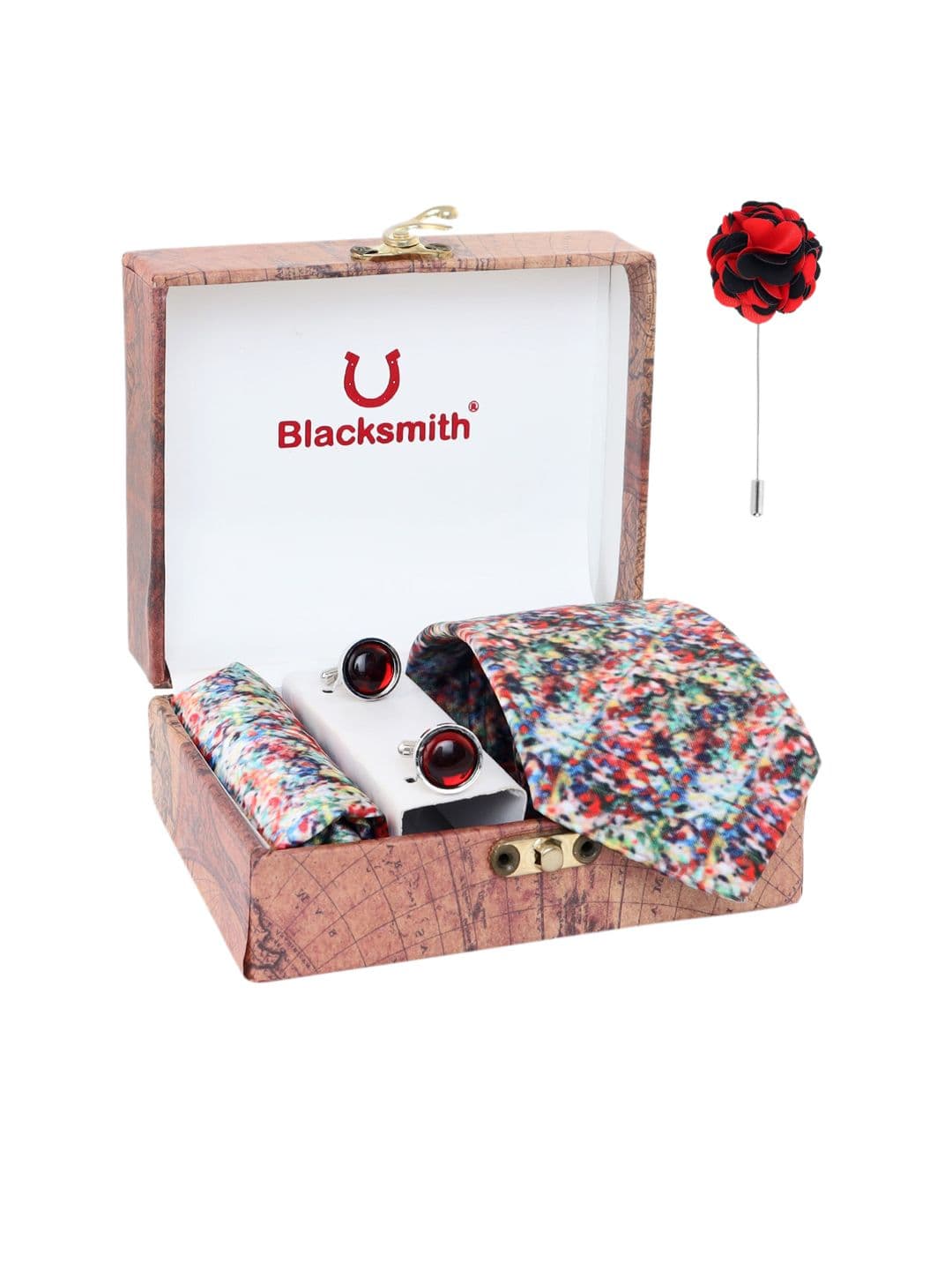 Blacksmith Men Multicoloured Printed Accessory Gift Set - view 1