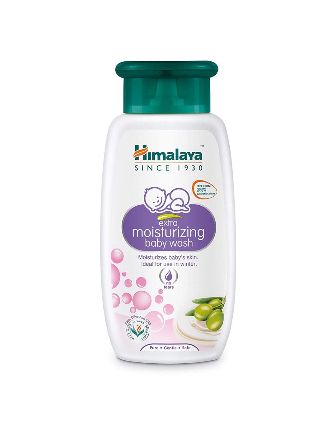 Himalaya Baby Herbal Extra Moisturizing Baby Wash with Almond Oil & Indian Aloe - 200 ml - view 1