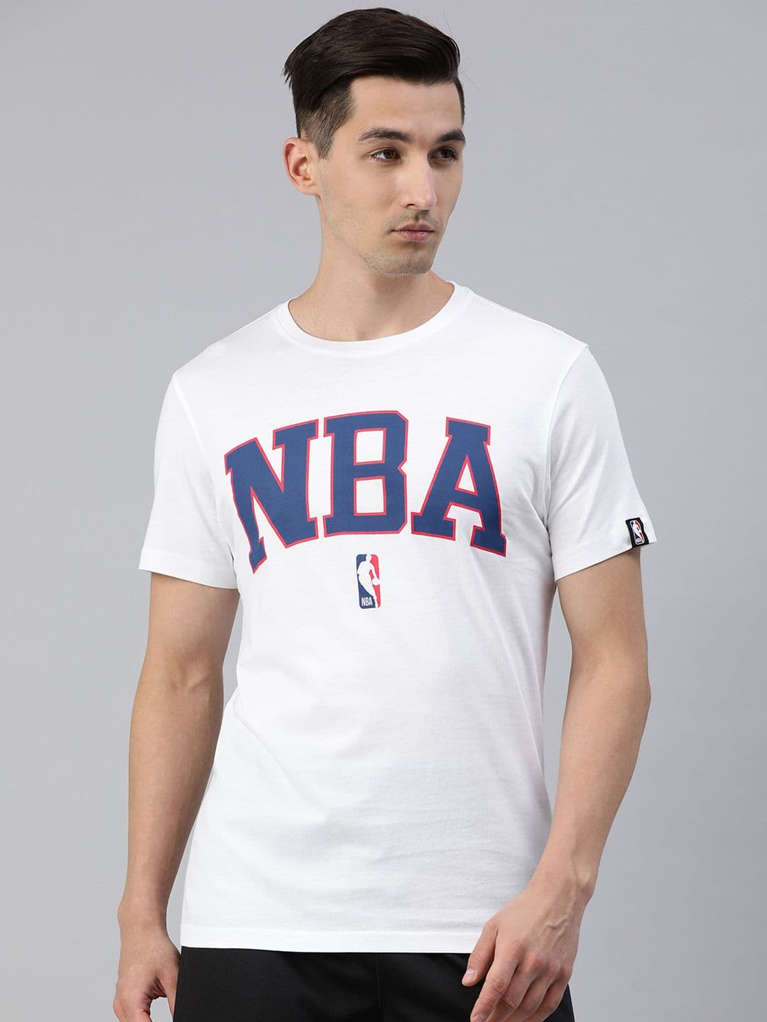 NBA Men White NBA Classic Crest T-Shirt - view 1