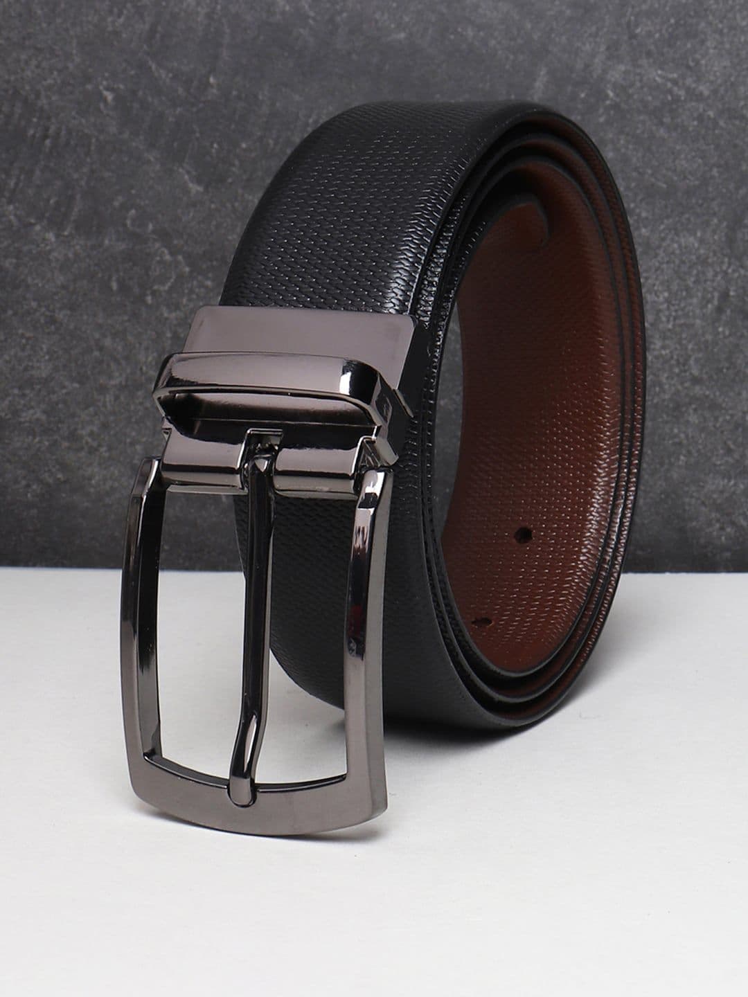 Teakwood Leathers Men Black Belts - view 1