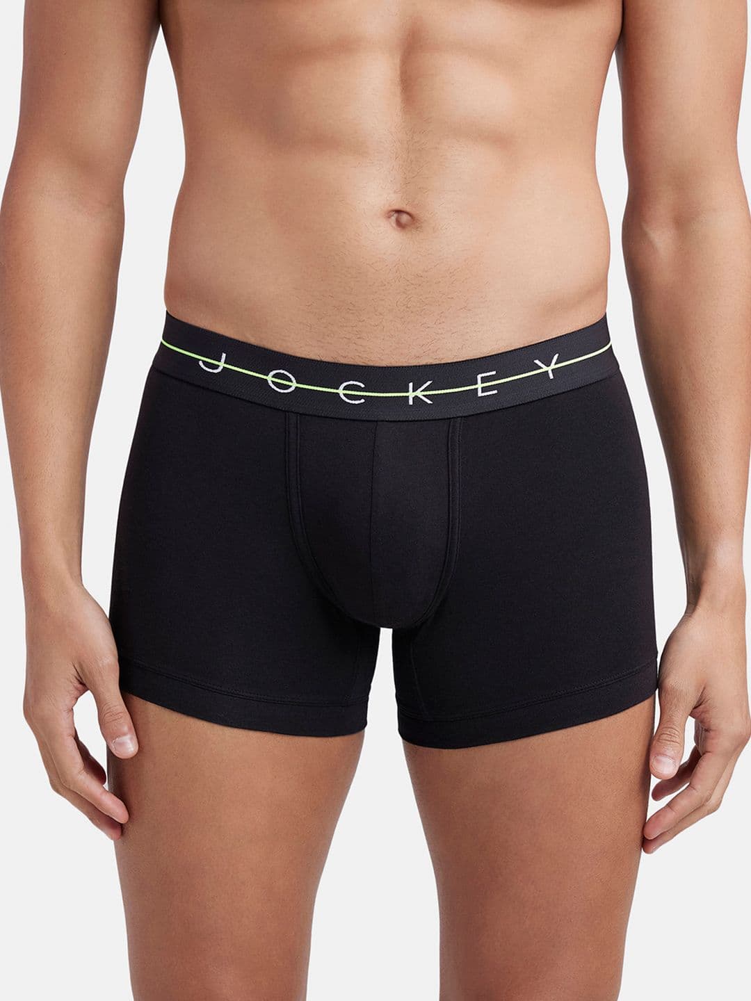 Jockey Super Combed Cotton Stretch Solid Trunk with Ultrasoft Waistband-NY16 - view 1