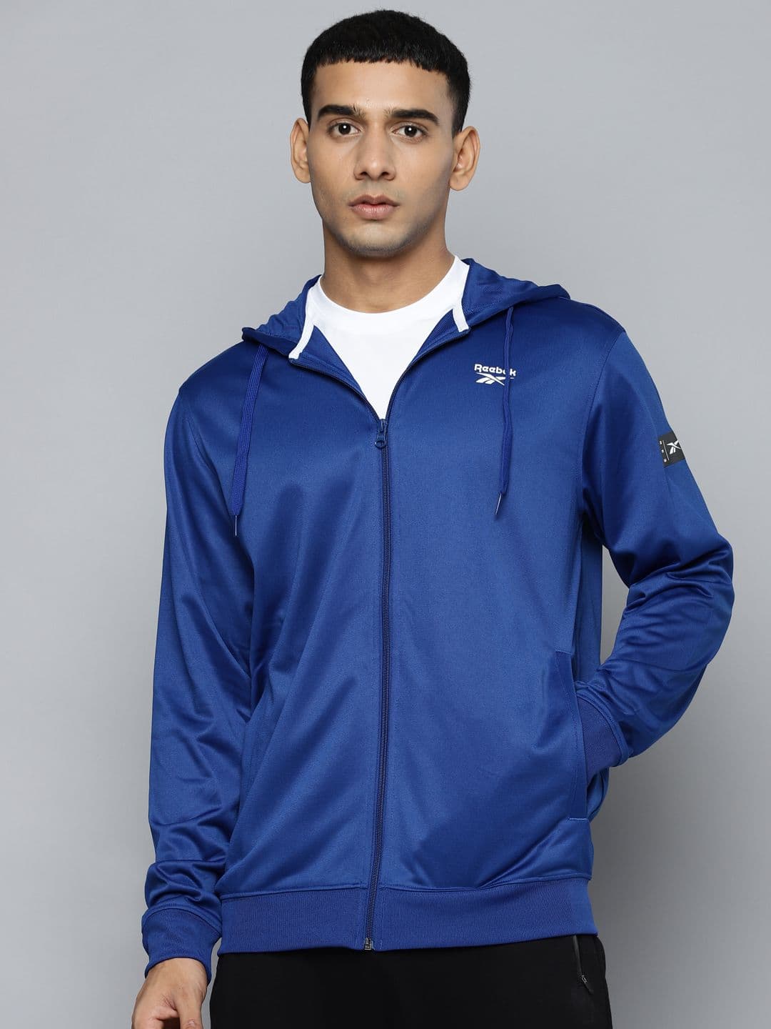 Reebok Men Blue Tag Tracktop Training Sporty Jacket - view 1