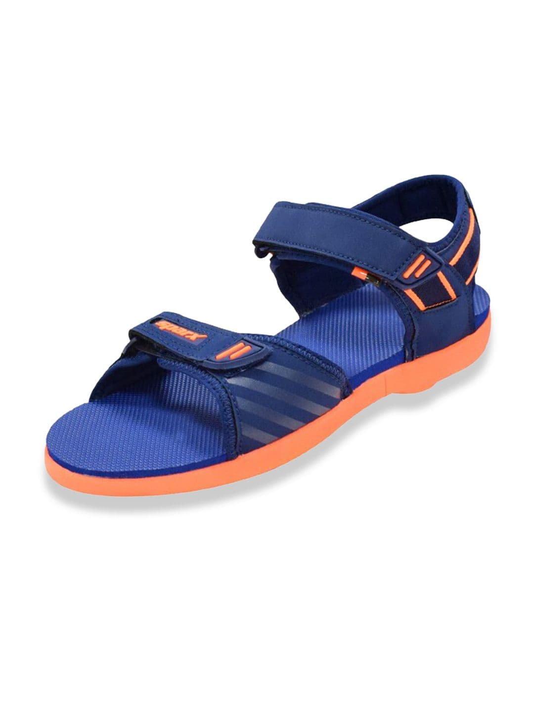 Sparx Men Navy Blue & Orange Sports Sandals - view 1