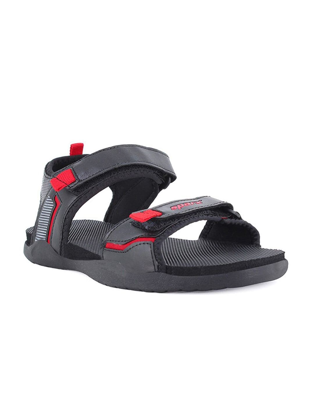 Sparx Men Black Solid Sports Sandals - view 1