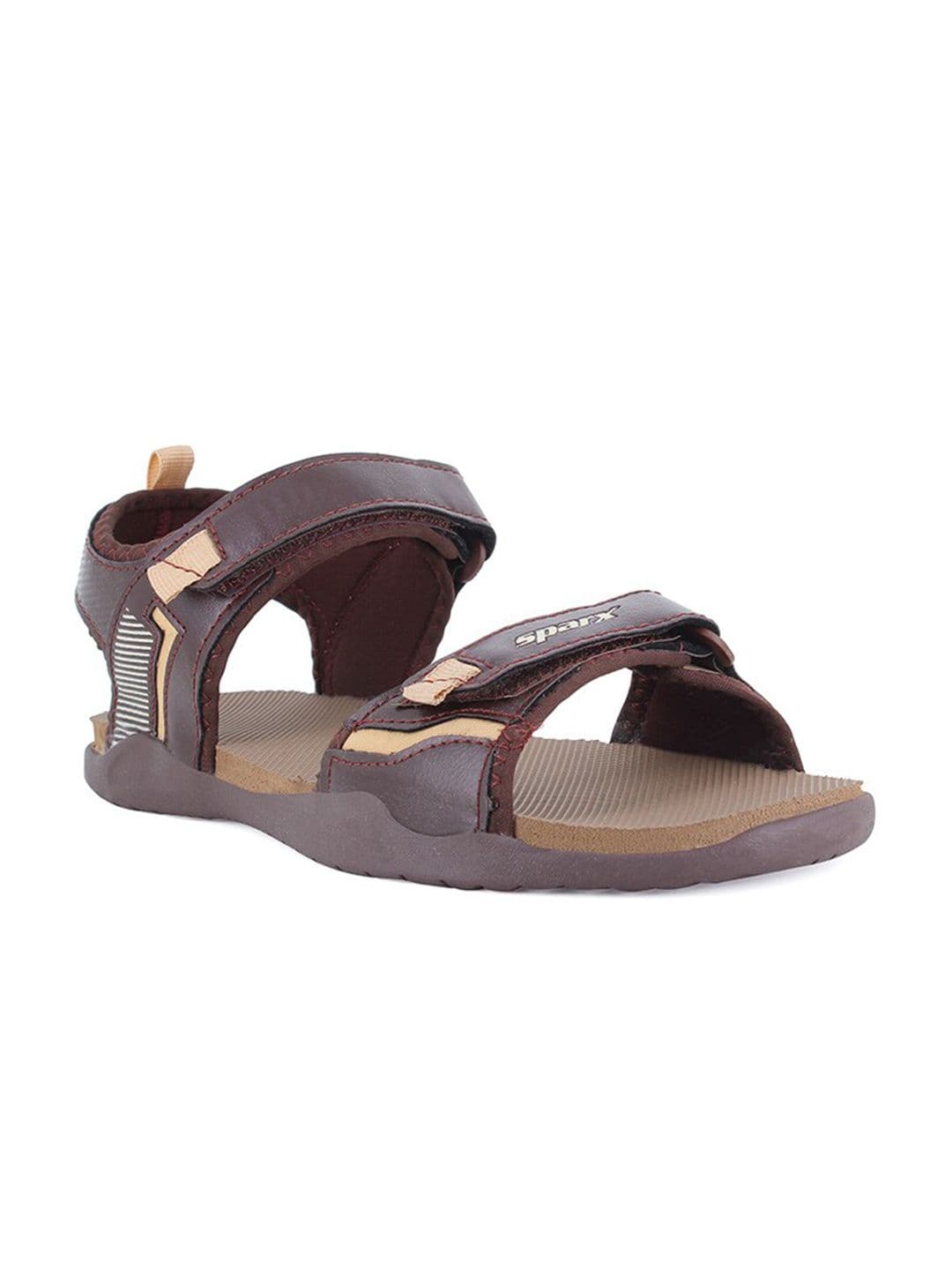 Sparx Men Brown & Beige Sports Sandals - view 1