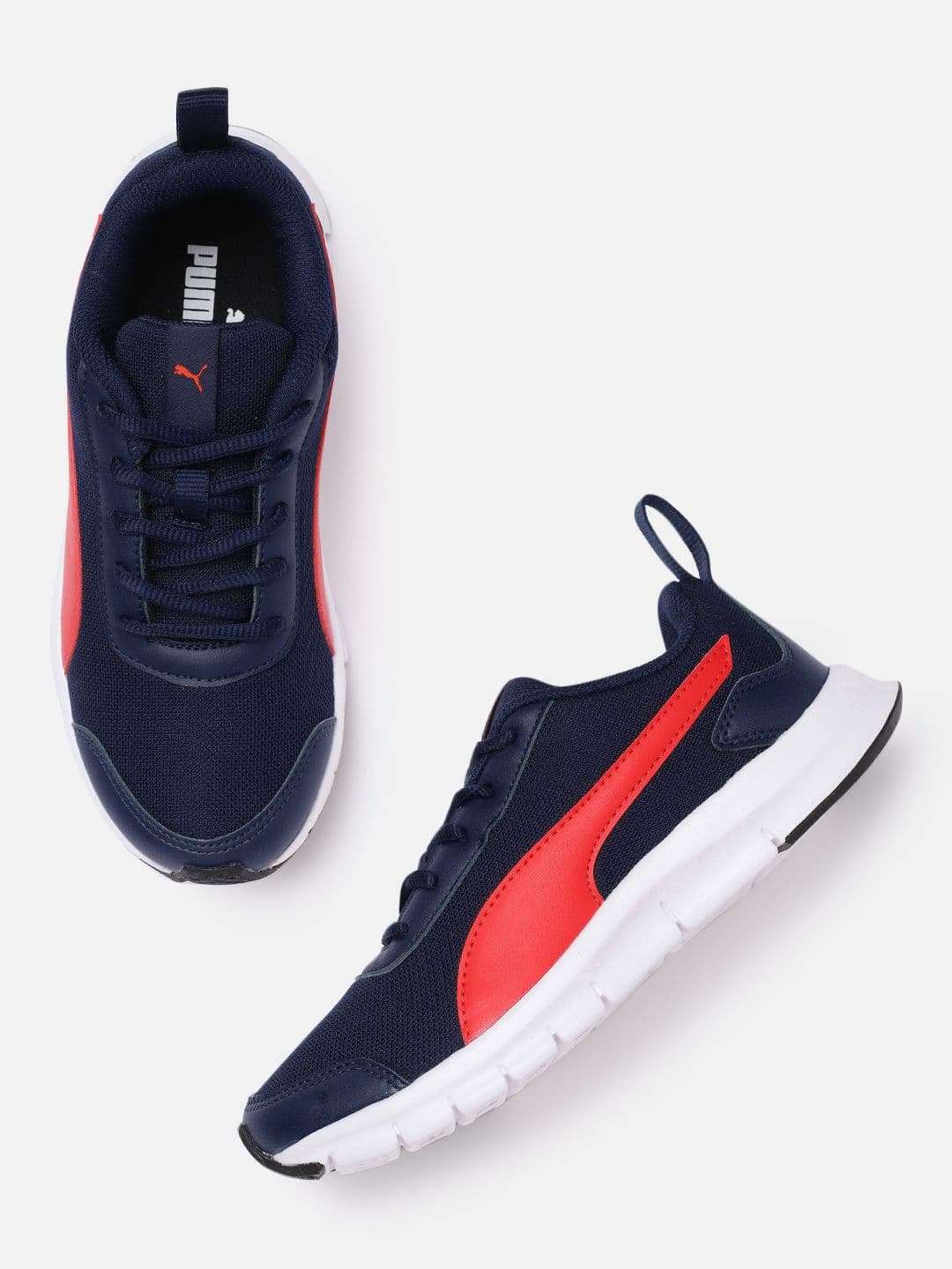 Puma Women Navy Blue Solid Sneakers - view 1