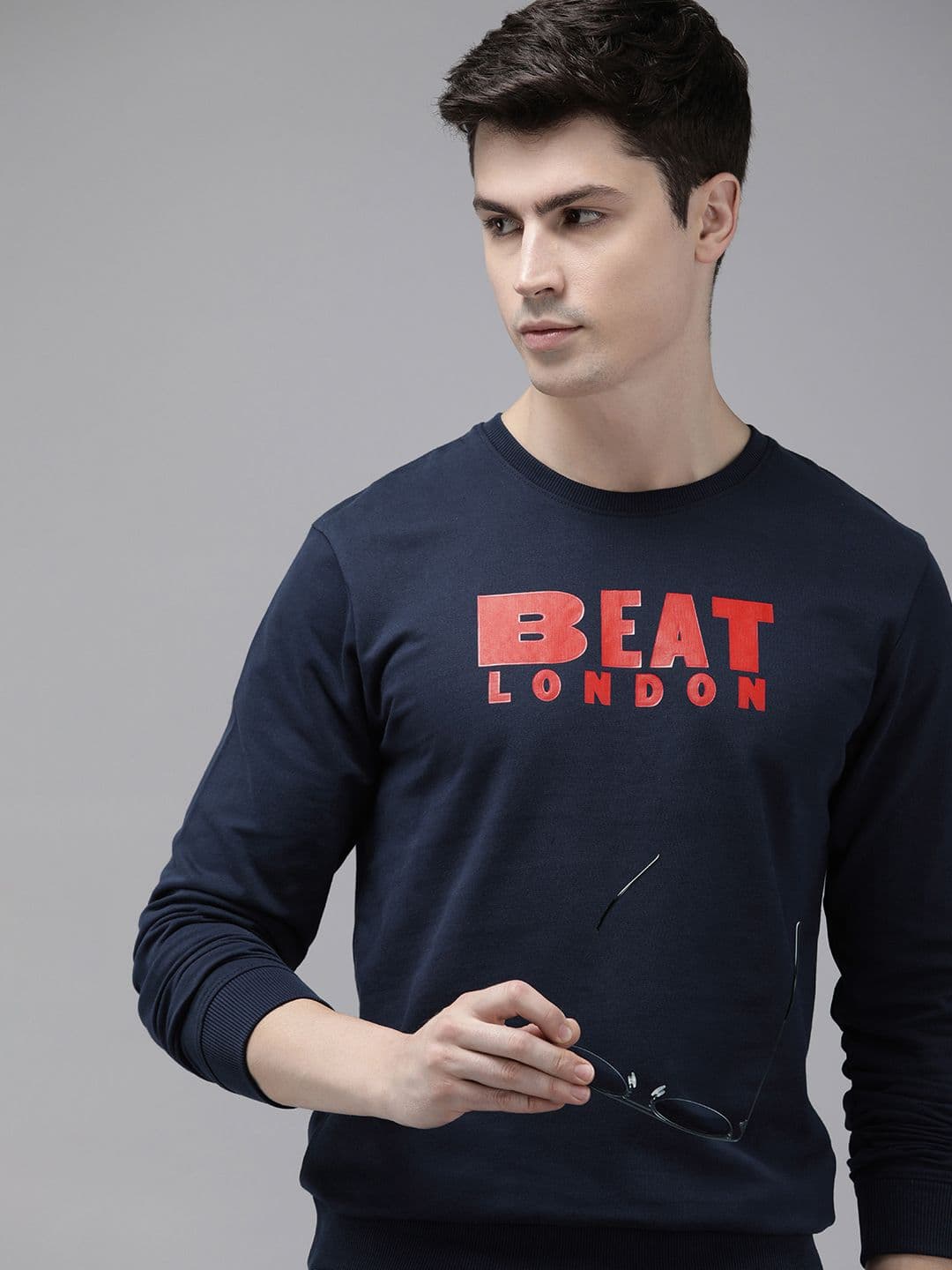 BEAT LONDON by PEPE JEANS Brand Logo Printed Pure Cotton Sweatshirt - view 1