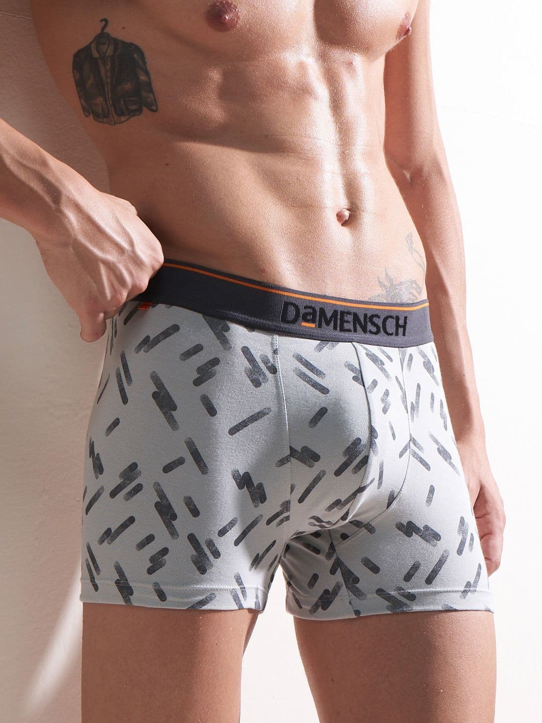DAMENSCH Men Grey Printed Anti Bacterial Trunk DAM-CTP-T-SOG - view 1