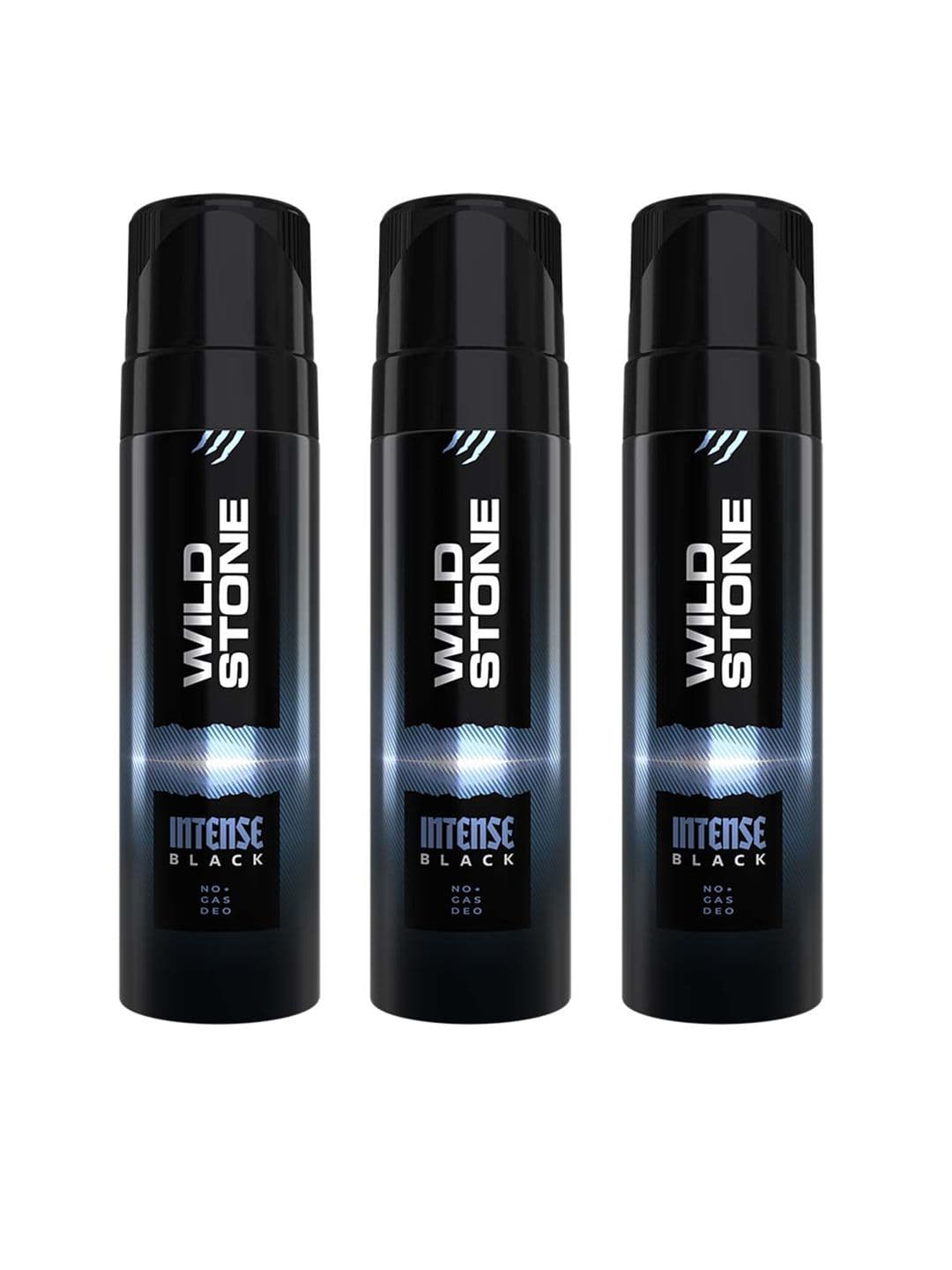 Wild stone Men Set of 3 Long Lasting No Gas Intense Black Body Deodorant - 150 ml Each - view 1