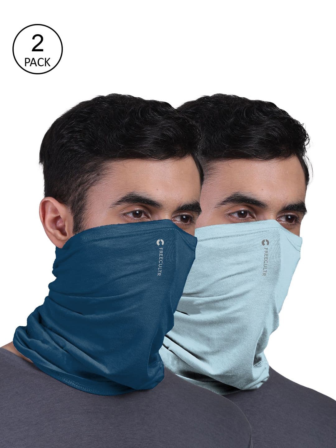 FREECULTR Set Of 2 Solid Anti-Microbial Bandana - view 1