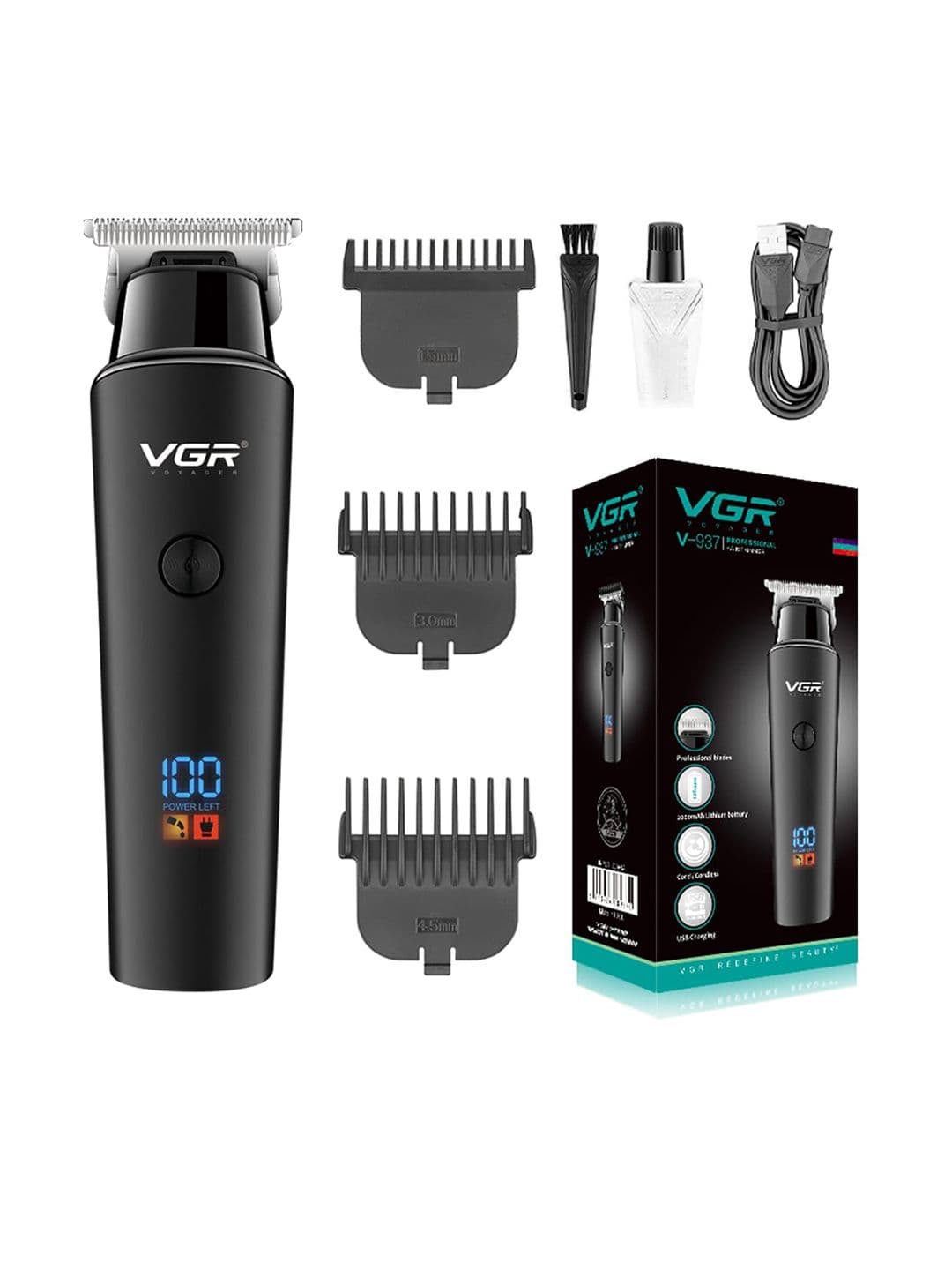VGR Men V-937 Black Trimmer - view 1