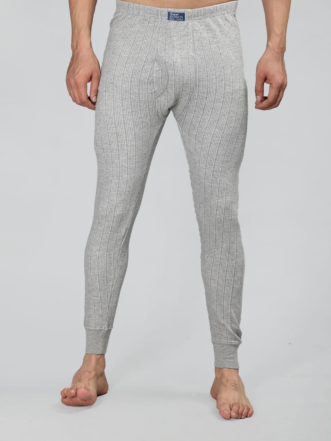 NEVA Men Grey Solid Thermal Bottoms - view 1