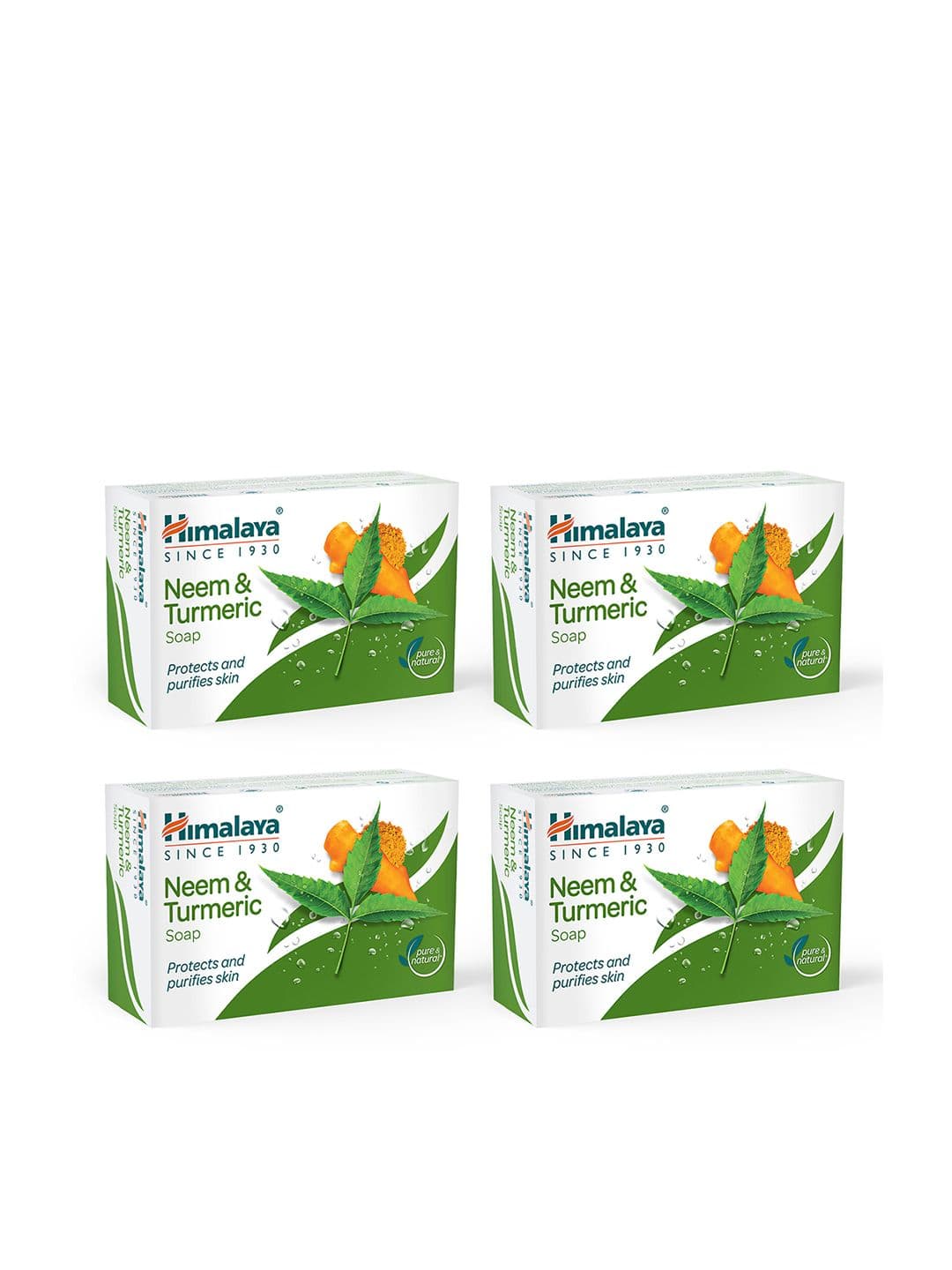 Himalaya Set of 4 Neem & Turmeric Soap - 125g each - view 1