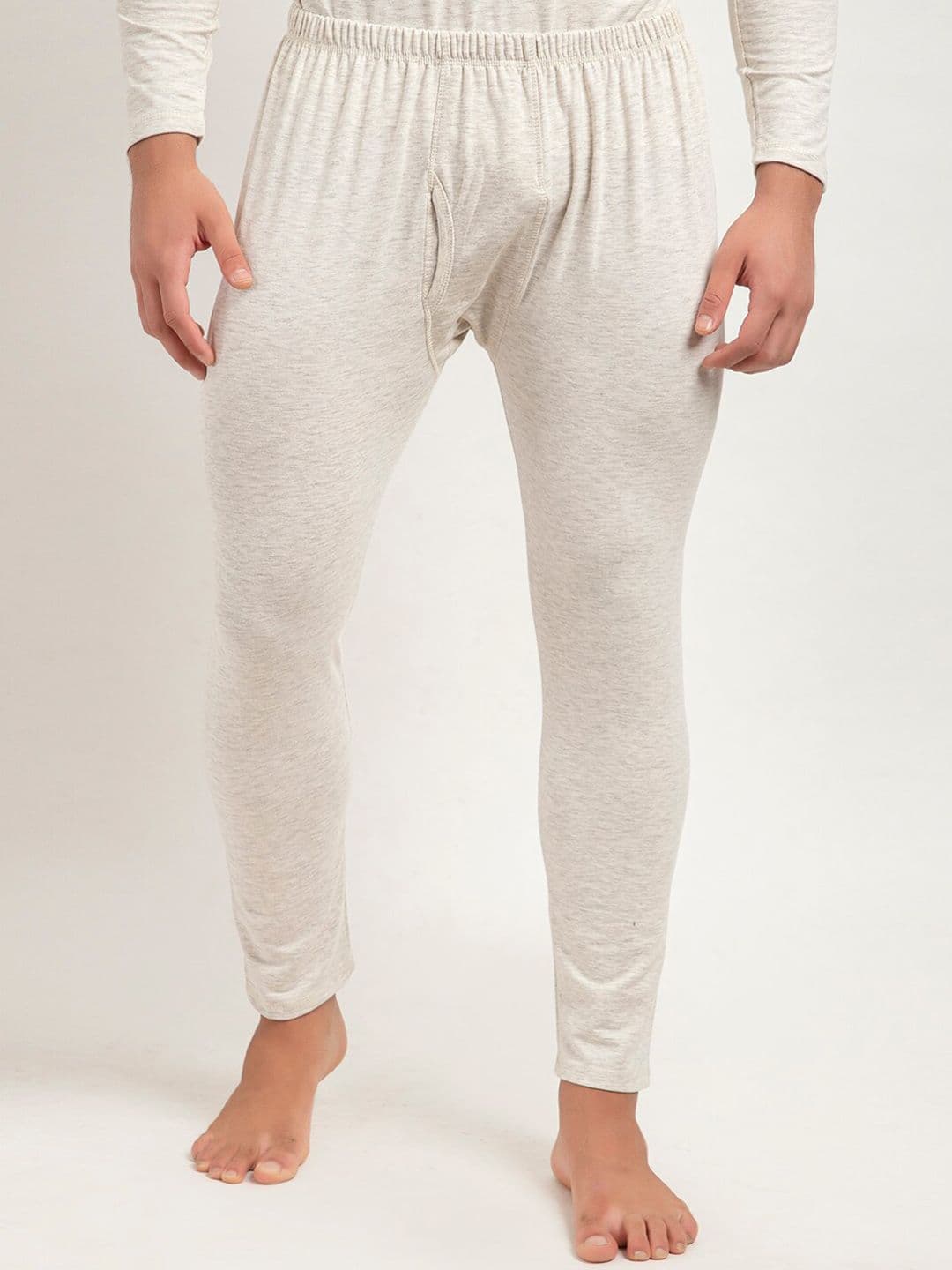 ARMISTO Men Off White Quilted Winter Thermal Bottoms - view 1