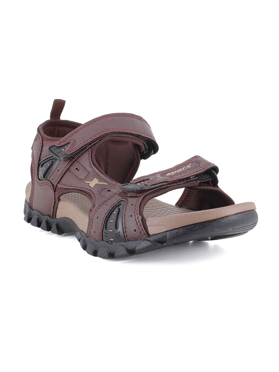 Sparx Men Brown Solid Sports Sandals - view 1