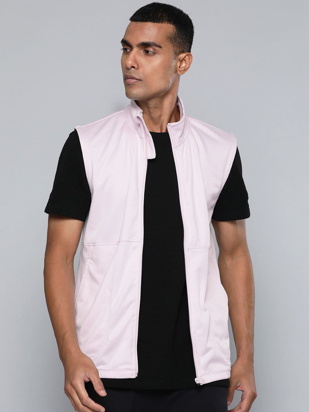 Alcis Men Lavender Running Sporty Jacket - view 1